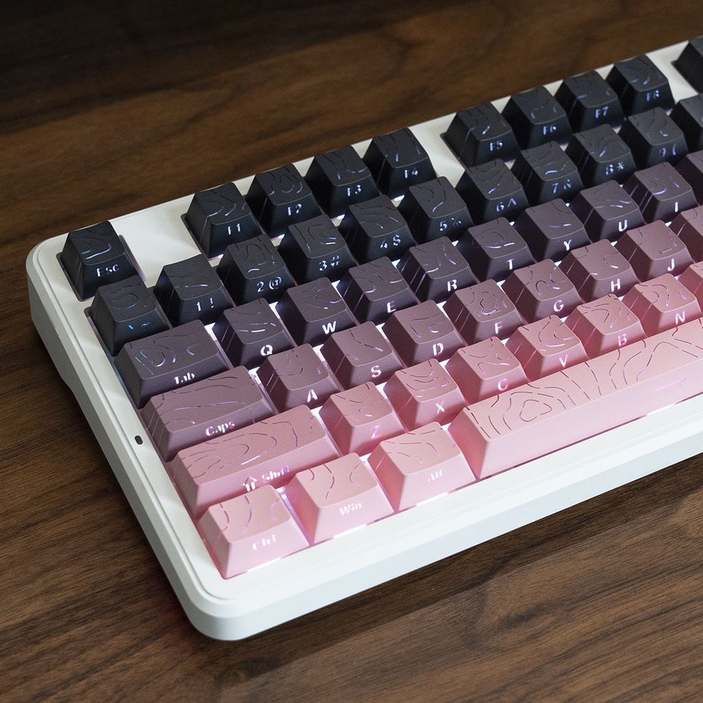 Contour Line 4.0 Shine-Through Double shot Cherry Profile PBT Keycap Set 134 Teclas