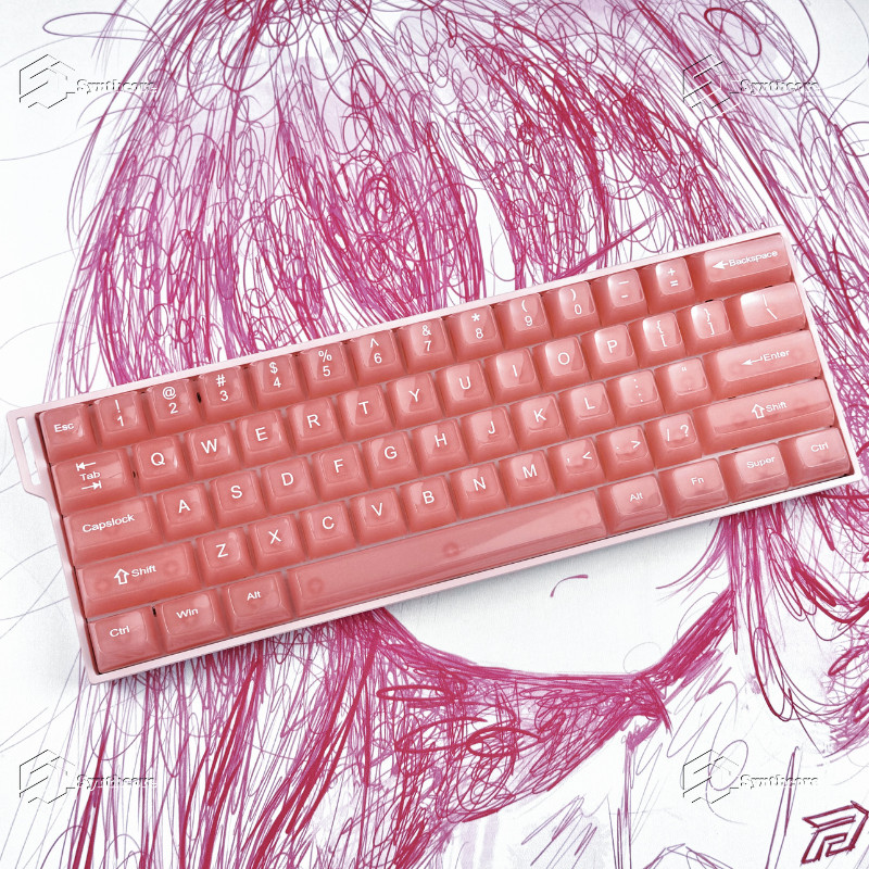 Jelly keycaps MDA Profile Shine-Through Double shot PBT Keycap Set 120 Teclas