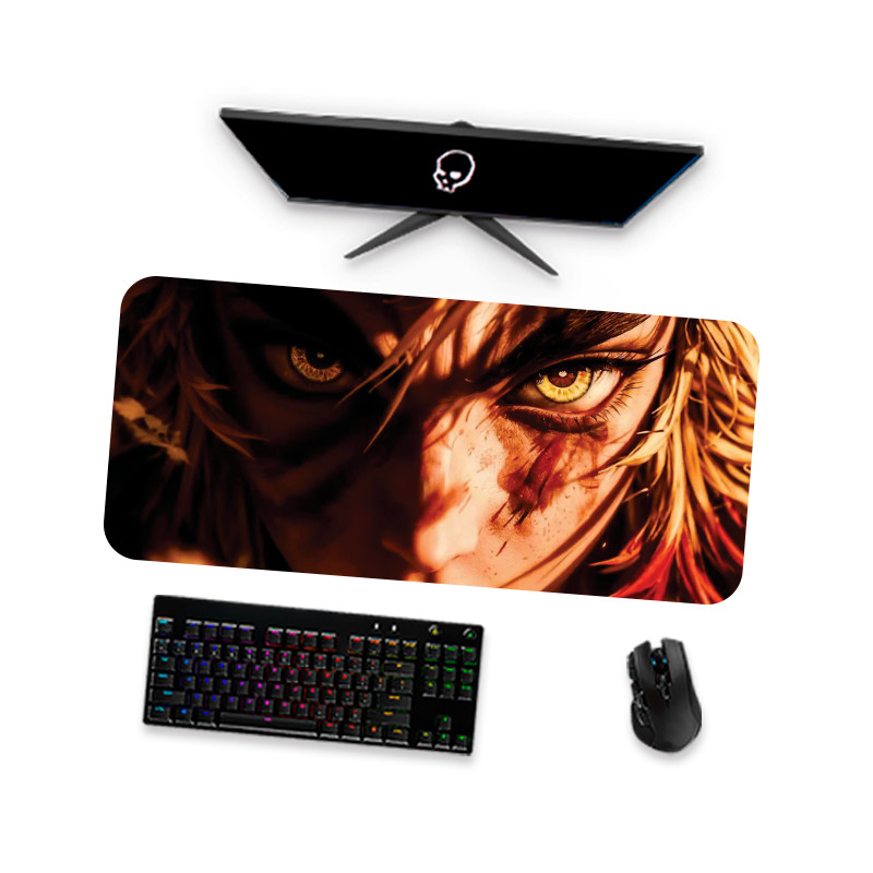 Mouse Pad Gamer Grande  DEMON SLAYER  RENGOKU 9  90x40 80x40 60x40 70x30 45x40