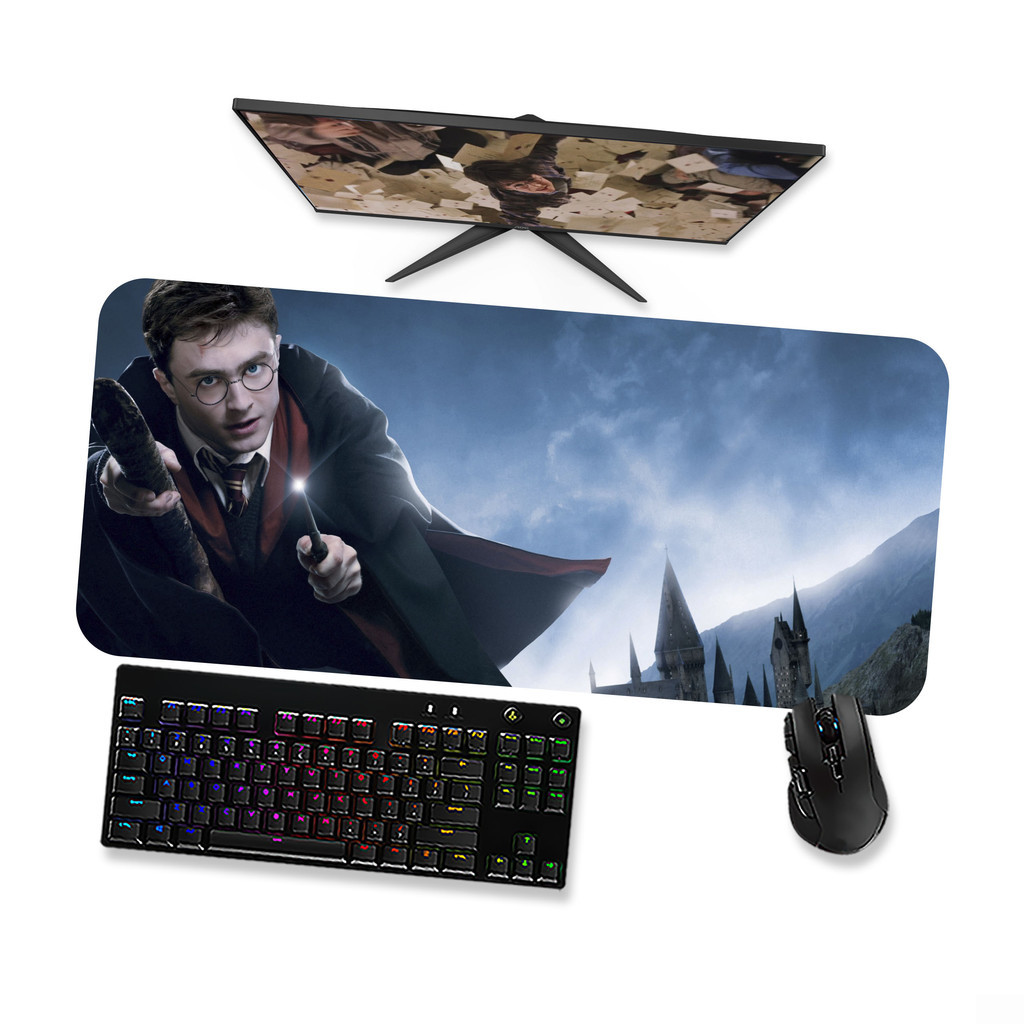 Mouse pad HARRY POTTER 2 VOANDO   - Mousepad Gamer 90x40 80x40 60x40 70x30 45x40