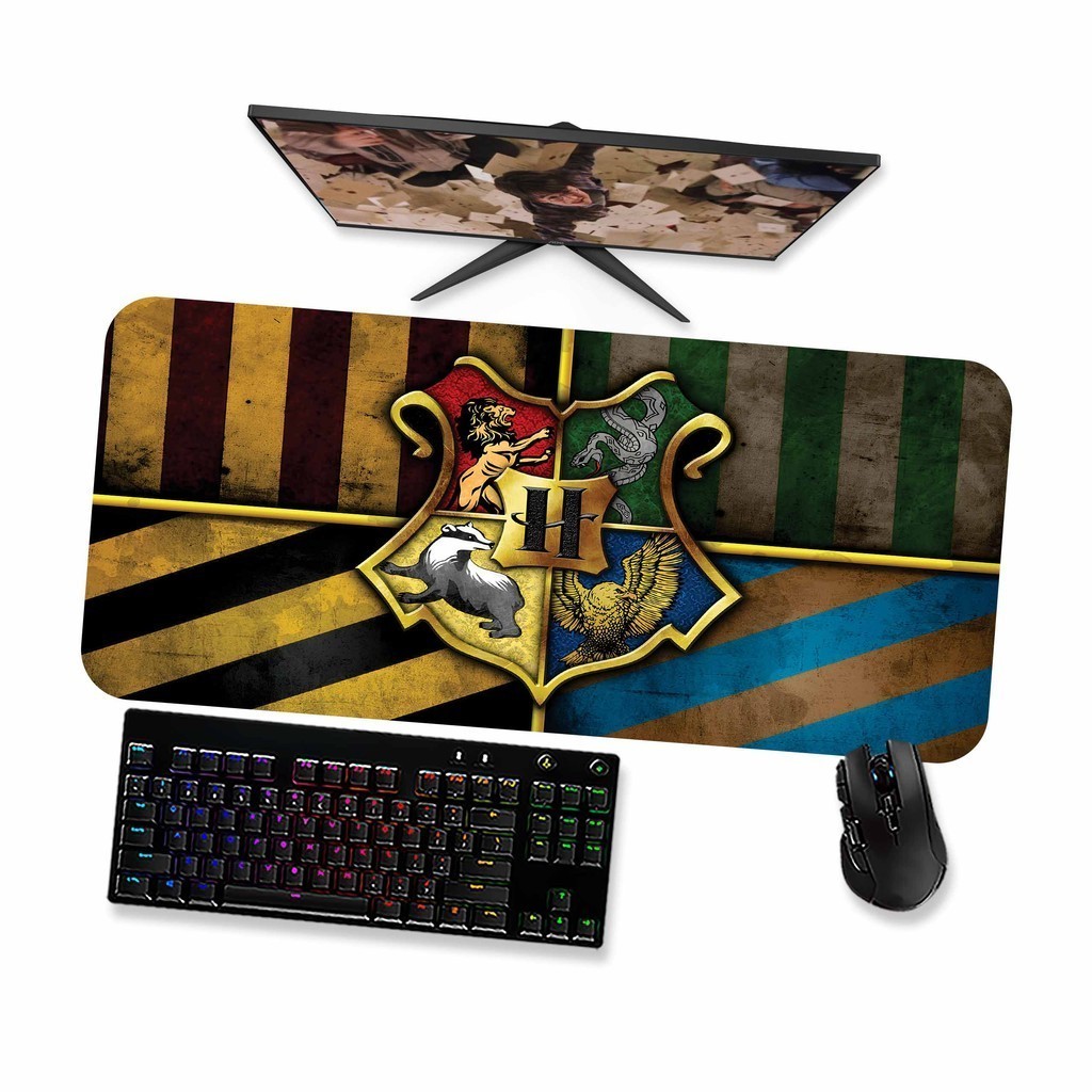 Mouse pad HARRY POTTER - CASAS 3 - Mousepad Gamer 90x40 80x40 60x40 70x30 45x40