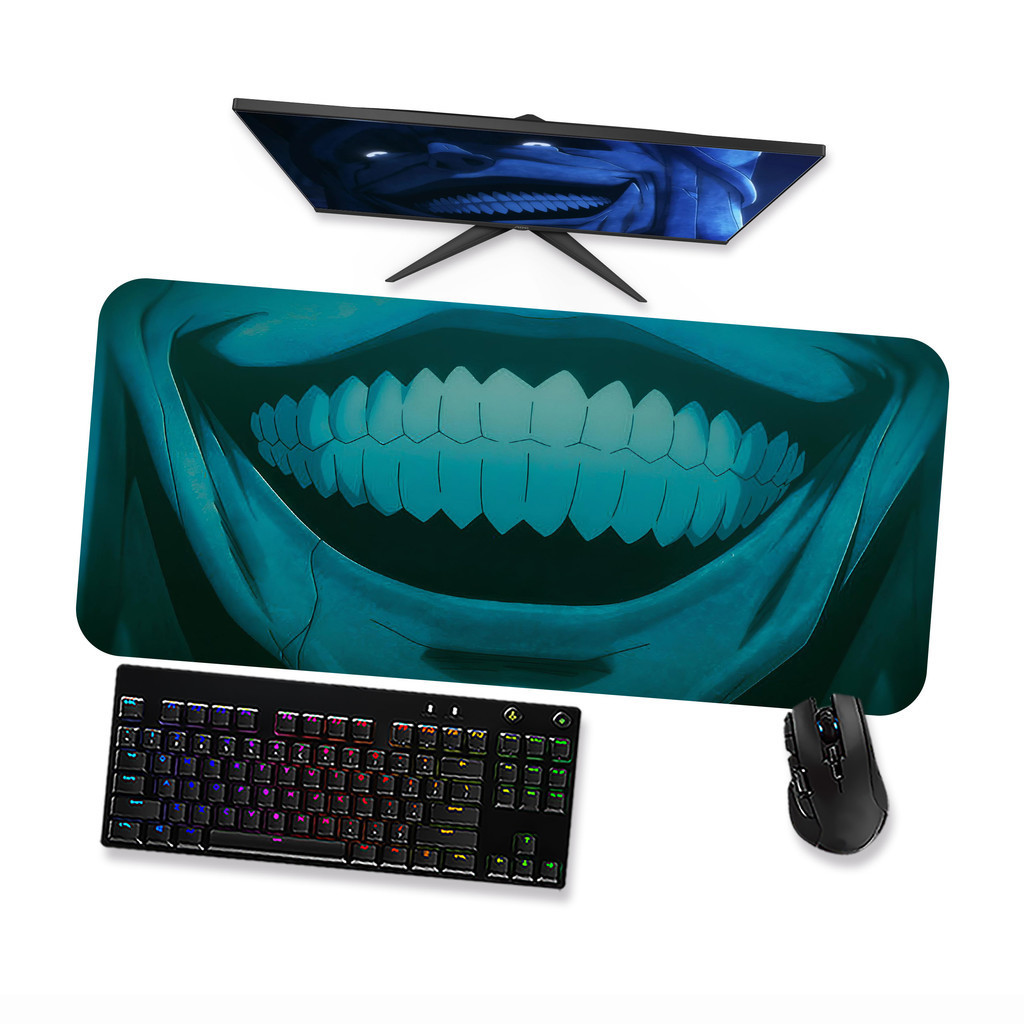 Mouse pad Solo Leveling Statue Of God 2 Estátua do Deus Anime - Mousepad Gamer 90x40 80x40 60x40 70x30 45x40