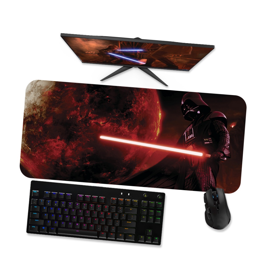 Mouse Pad Gamer Grande Star Wars Darth Vader 1 90x40 80x40 60x40 70x30 45x40