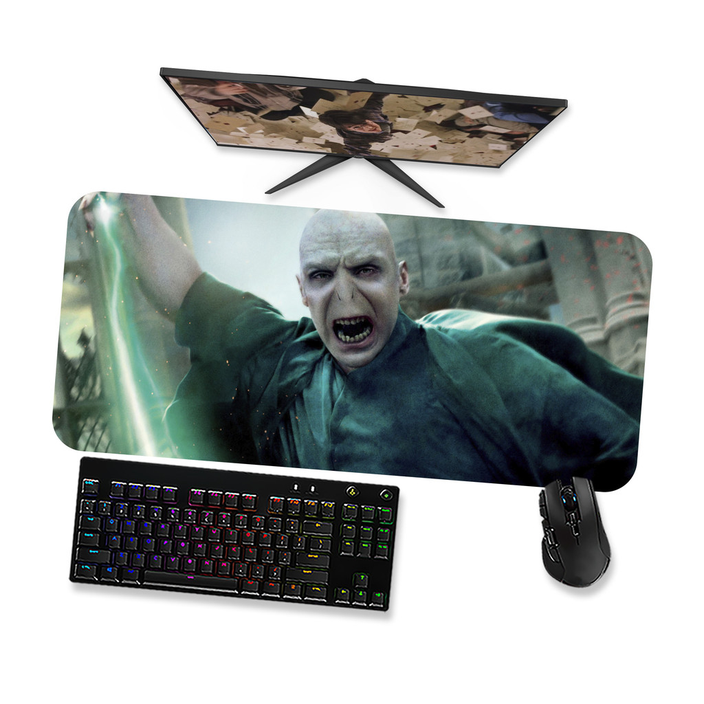 Mouse Pad Gamer Grande  Harry Potter Voldemort 1  90x40 80x40 60x40 70x30 45x40
