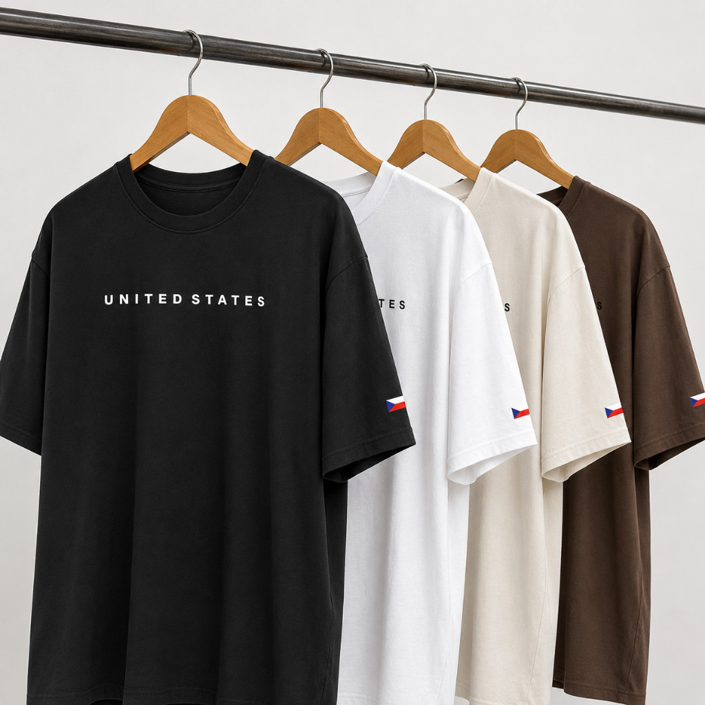 Camiseta UNITED STATES Casual Urban Camisa Street Wear Masculina 100% Algodão Estilosa
