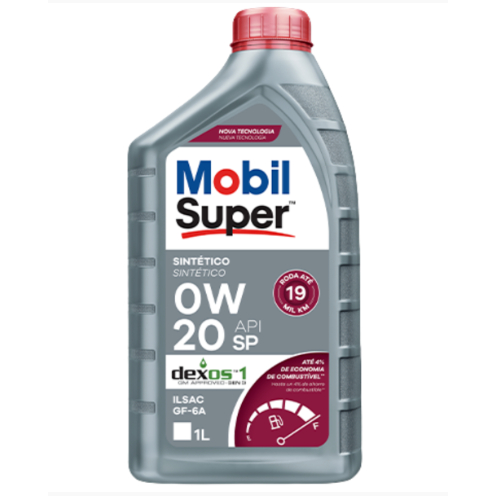 Óleo 0W-20 SINTÉTICO D1 0w20 Mobil Gm Onix Tracker Honda Fit City Dexos1 MOBIL SUPER™