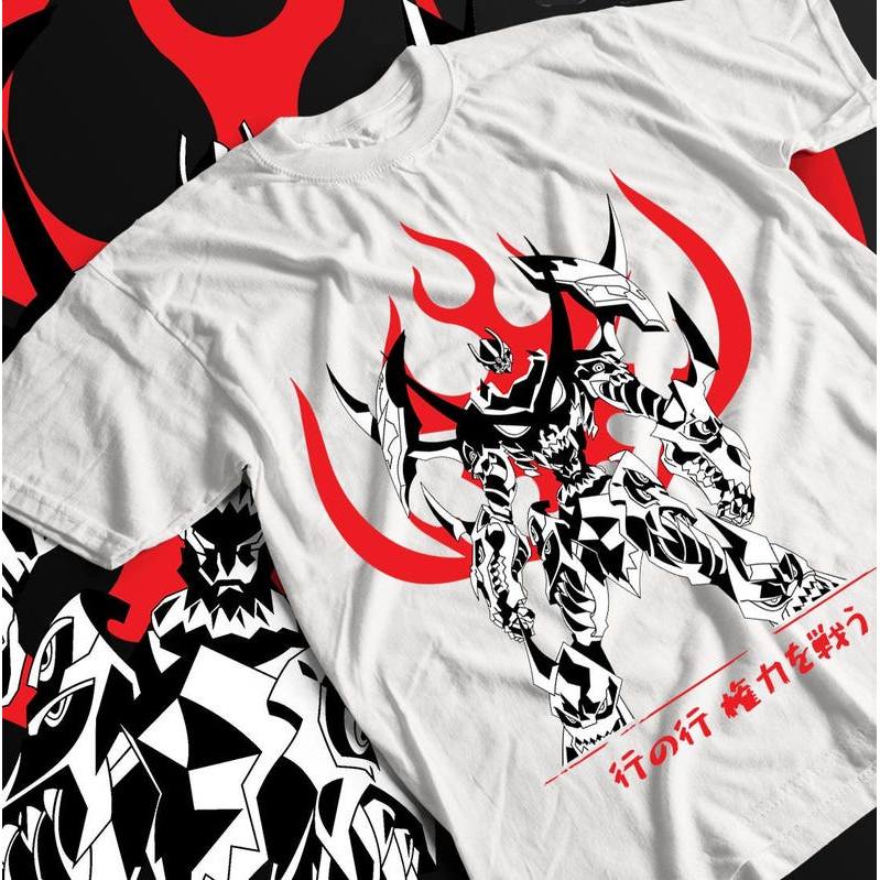 Camiseta Kamina Tengen Toppa Gurren Lagann Mecha Anime Manga Estilosa Moderna Premium Tendência