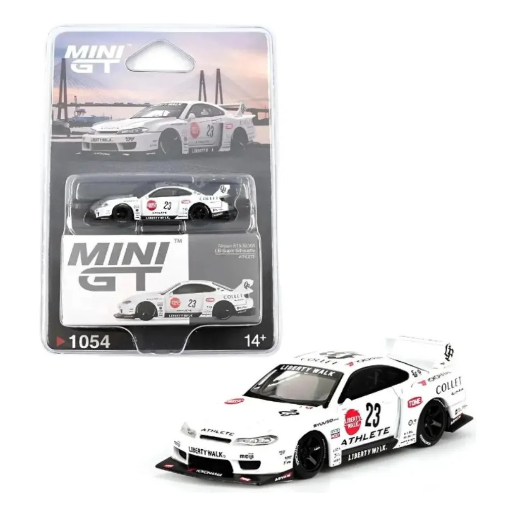 Mini Gt #1054 Nissan S15 Silvia Lb Super Silhouete Athlete Miniatura Premium Coleçao