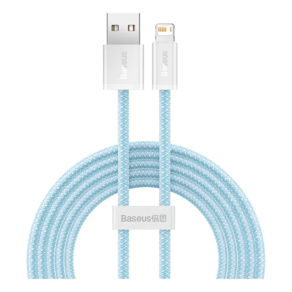 Cabo Baseus 2 Metros Usb Para Lightning Fast Charging 2.4a Para Iphone 8, X, XR, XS, 11, 12, 13, 14 Plus Pro Pro Max