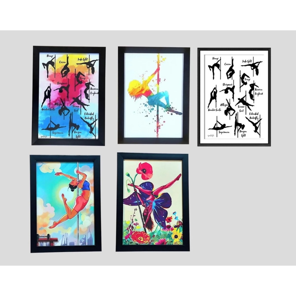 Quadro Pole Dance Studio Dança Ginástica Sensual Academia