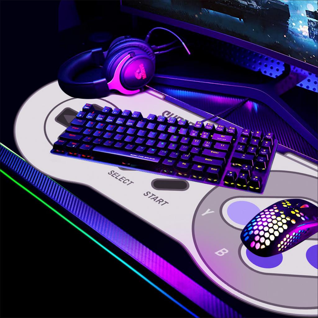 Mouse Pad Gamer 90x55cm Personalizado Controles Nitendo Sony & Xbox 3D