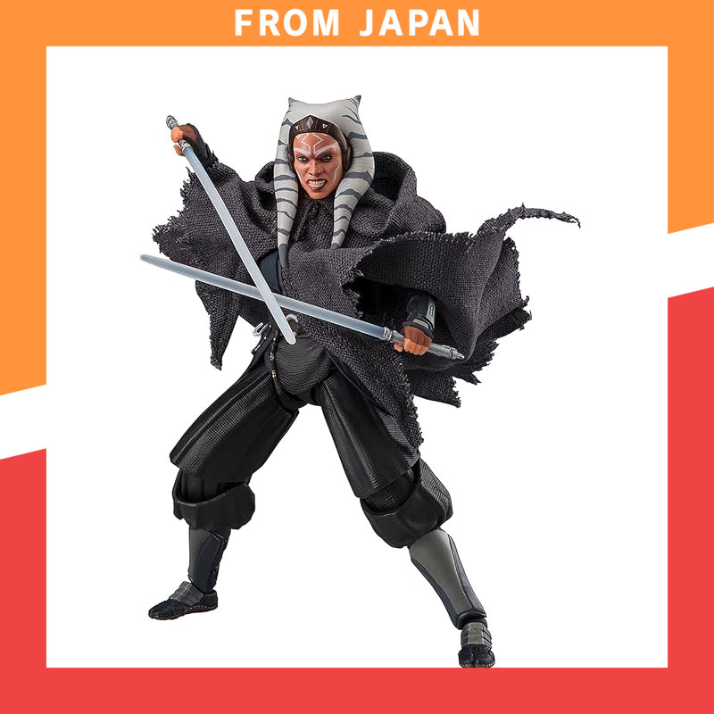 TAMASHII NATIONS S.H.Figuarts Ahsoka Tano STAR WARS Ahsoka 150mm PVC ABS Cloth Action Figure