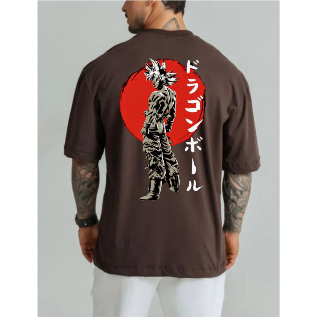Camiseta Oversized Samurai Camisa 100% Algodão Samurai Japan Streetwear