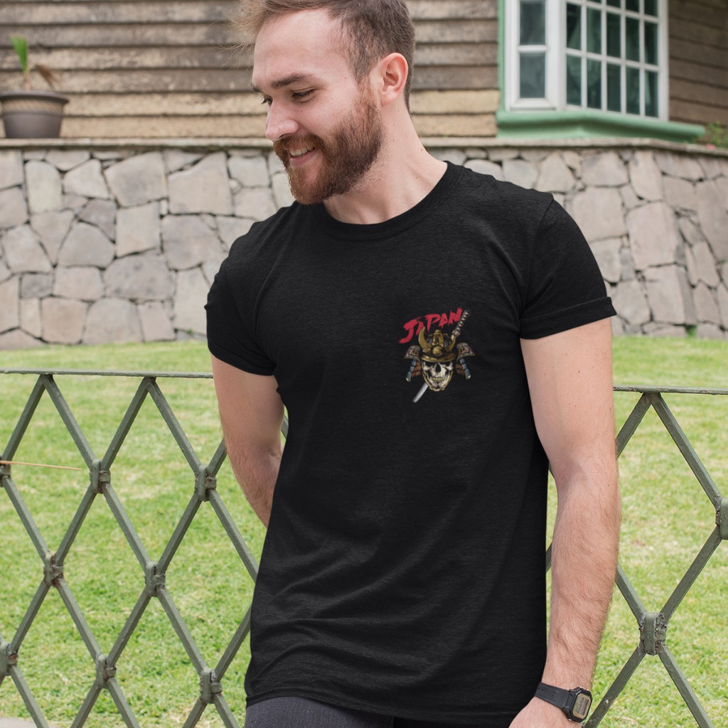 Camiseta Algodao Japan Japao Oriental Samurai 3 Dark Dtf