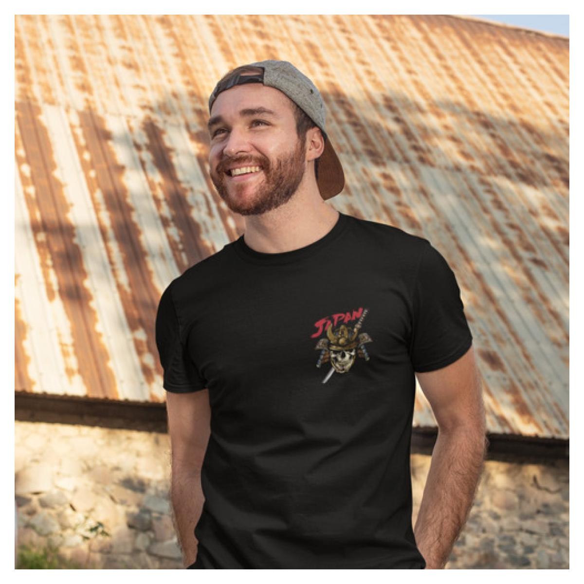 Camiseta Algodao Japan Japao Oriental Samurai 3 Dark Dtf