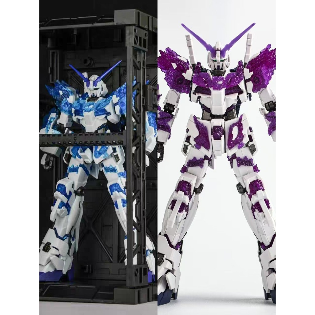 Star 823 Crystal Unicorn Base Limitada HGUC Unicorn 1/144 Robô Modelo Montado