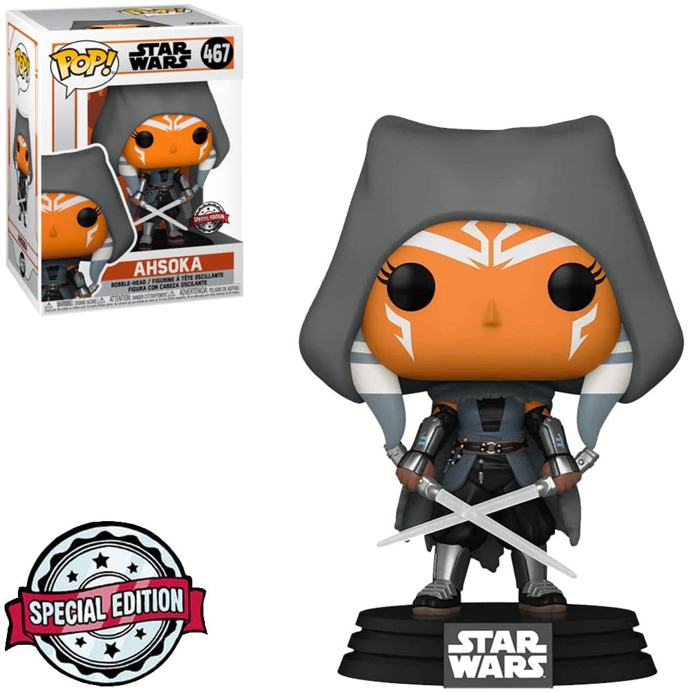 Funko Pop Star Wars The Mandalorian Exclusive - Ahsoka 467 Novo Original