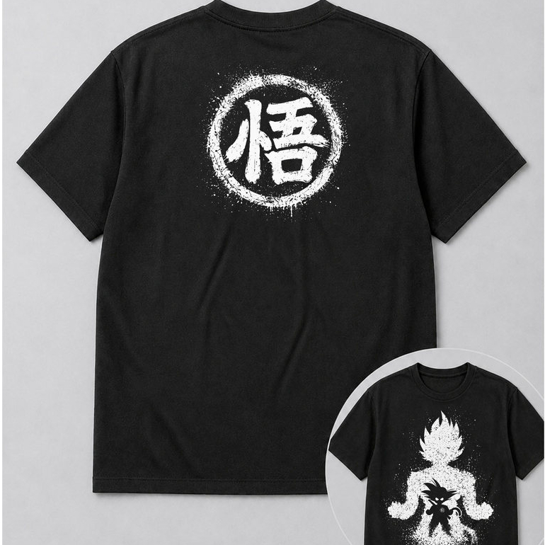 Camiseta Masculina Goku Anime 100% Algodão Feminina Camisa Plus Size Blusa