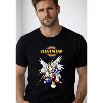 CAMISETA PLUS SIZE DIGIMON,100 ALGODAO ESTILO RETRO ANIMES,CASUAL,TRABALHO RUA,