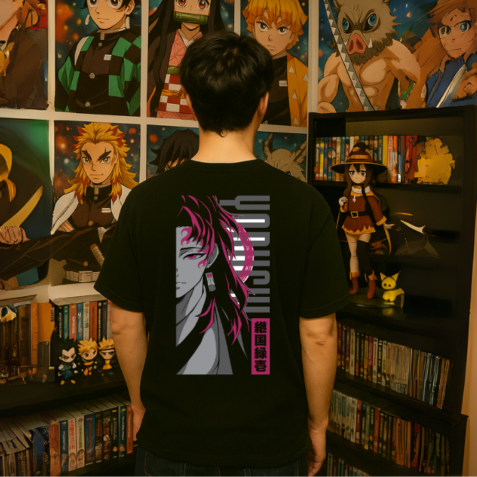 Camiseta Blusa Kimetsu no yaiba Tanjiro Hashira Unissex Infantil Plus Size Envio Imediato Anime