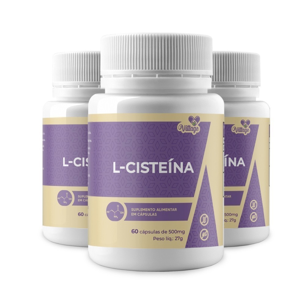 3X L- cisteína NAC 60 cáp VITTAGE