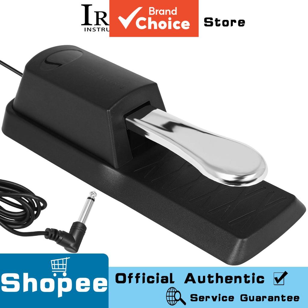Pedal De Sustentação IRIN Com Interruptor De Polaridade Para Teclado MIDI Sintetizador De Piano Digital Instrumento Musi