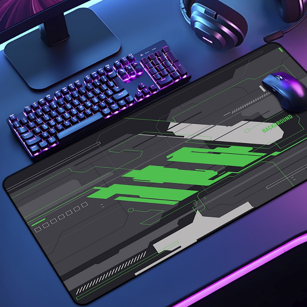 Mouse Pad Grande Gamer Pattern 65x30 70x35 80x35 90x40 90x50 120x60 Antiderrapante Borda Costurada