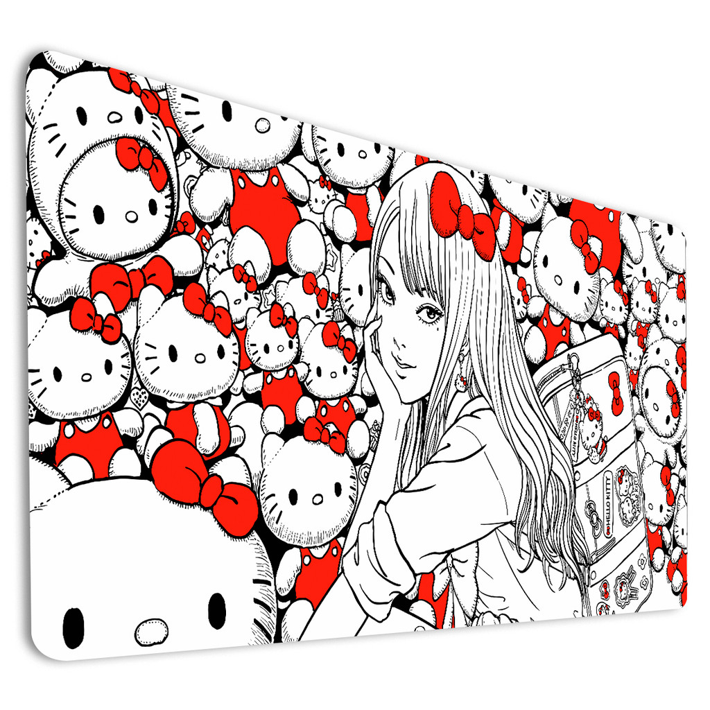 Mousepad Gamer Grande Estampa Anime Girl Menina Acessório Teclado PC