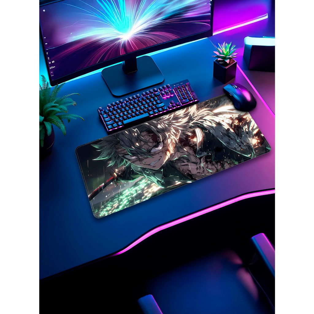 Mouse Pad Gamer nas Estampas Anime Gondor/Shinra Kusakabe/Anime Girl/Itachi Uchiha e Muitos Outros
