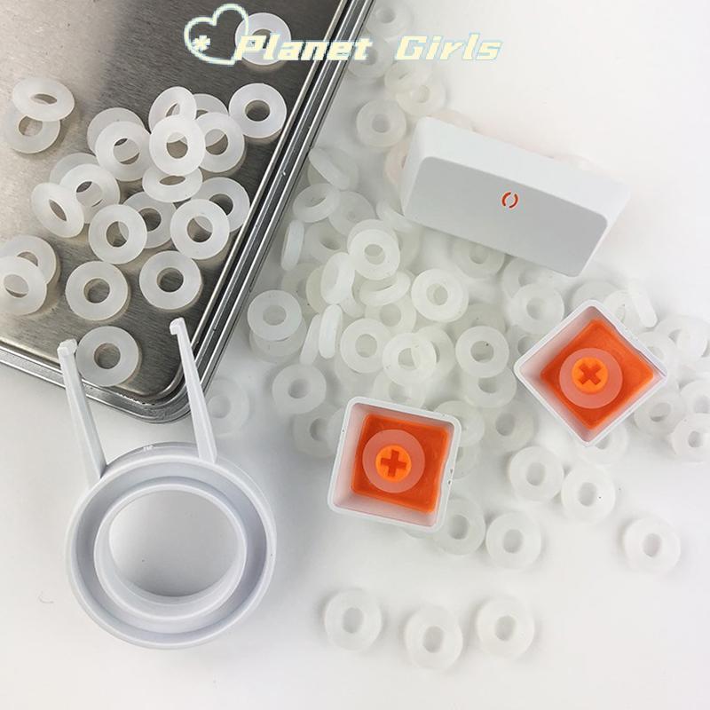 haostone 120pcs Keycaps O Ring Seal Amortecedores De Som Para Teclado Comercial MX Switch tru9