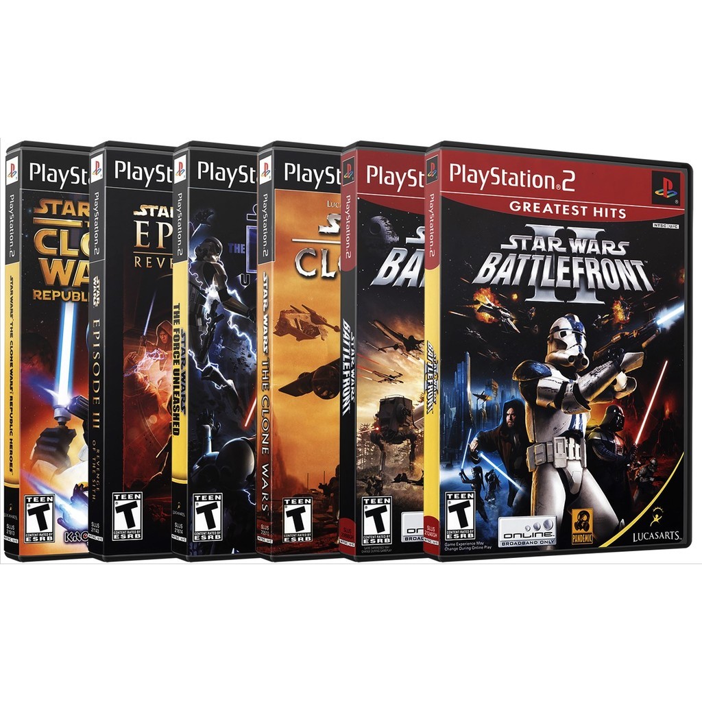 Coleção Star Wars (6 Jogos) - PS2