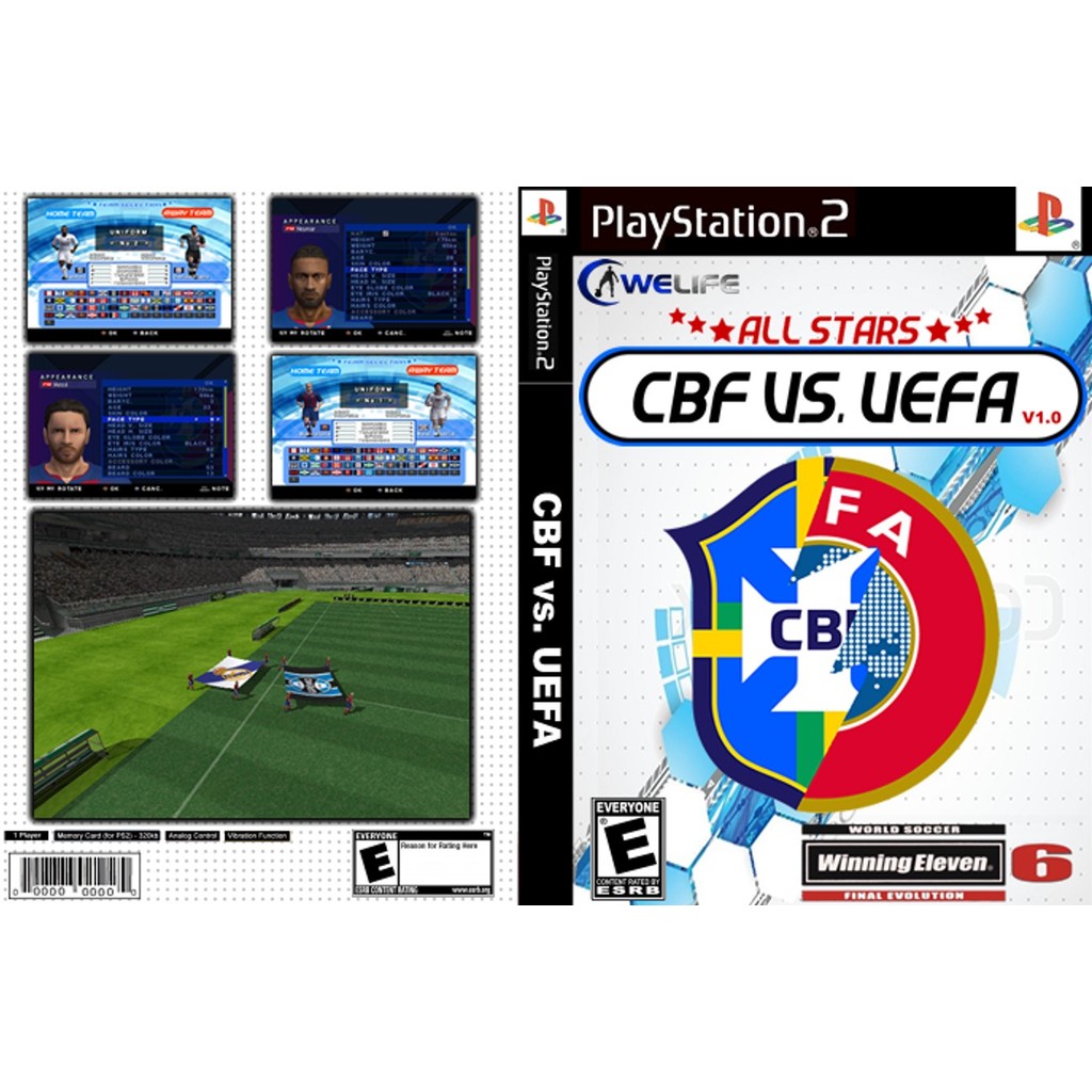 Winning Eleven 6 All Stars CBF Vs.UEFA  - PS2