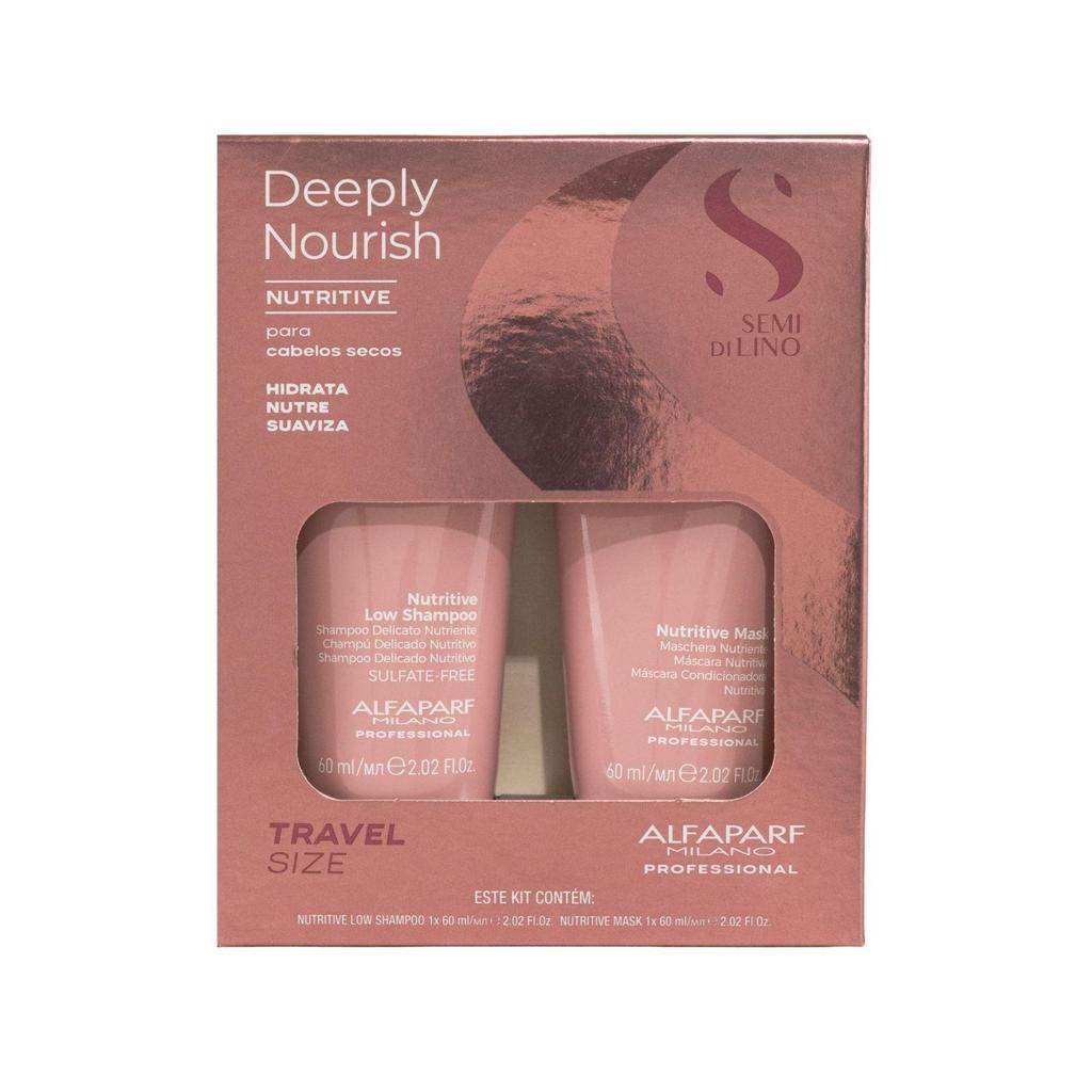 Kit Alfaparf Milano Deeply Nourish Nutritive Nutrição 120 ml