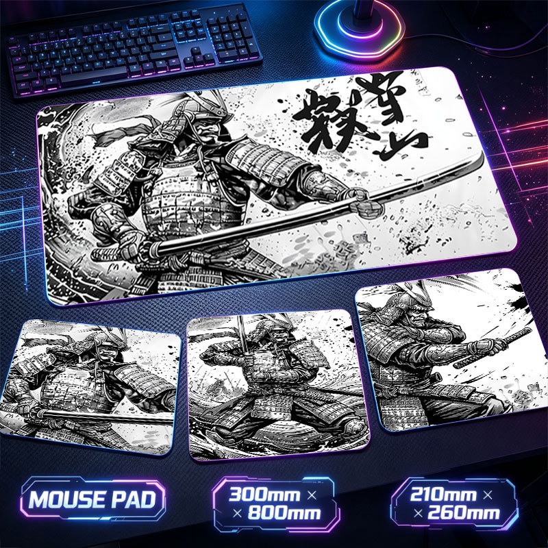 Dual Tone Laranja Roxo Chakra Anime Desk Pad Naruto vs Sasuke Epic Fight Estendido Anti-Slip Teclado Mouse Mat