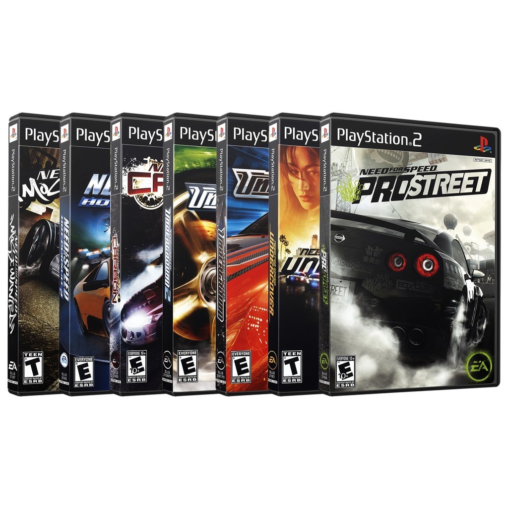 Coleção Need For Speed (7 Jogos) - PS2