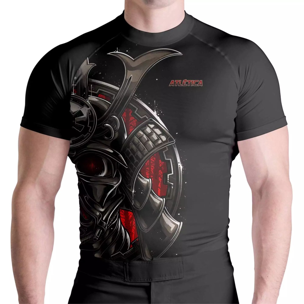 Rash Guard Black Samurai Mc Atlética Esportes