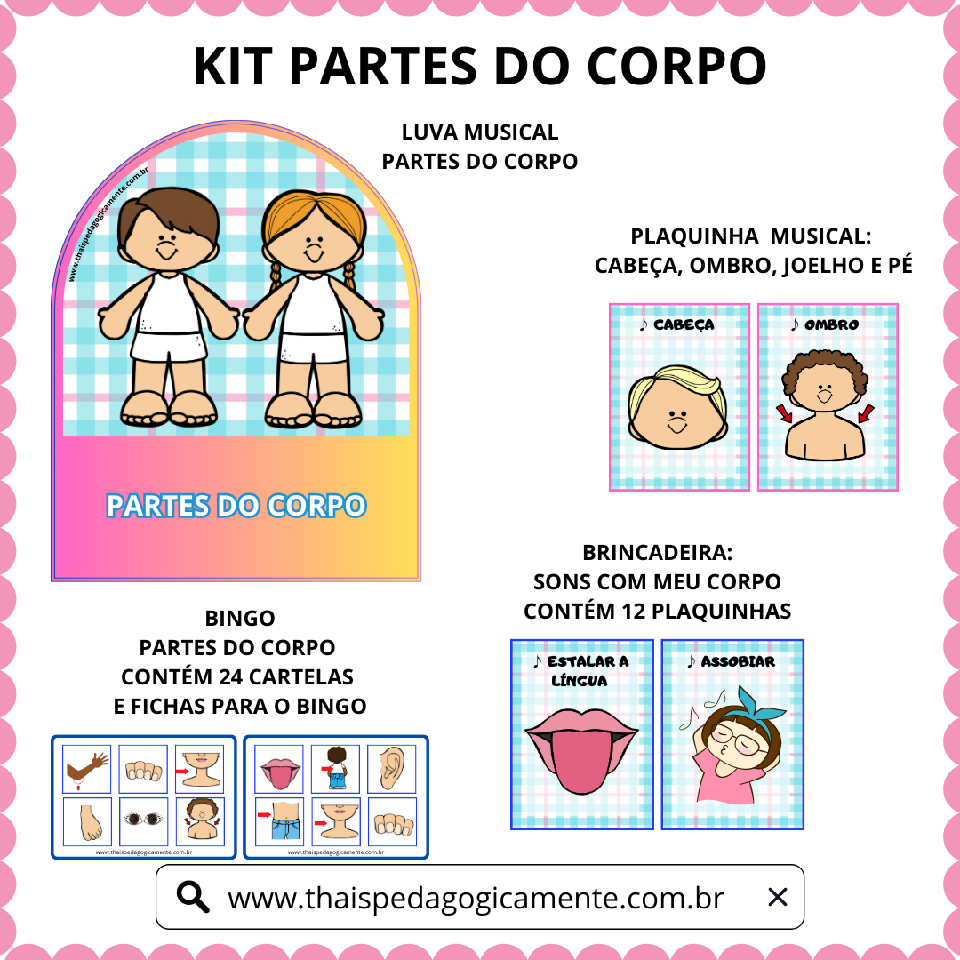 KIT PARTES DO CORPO