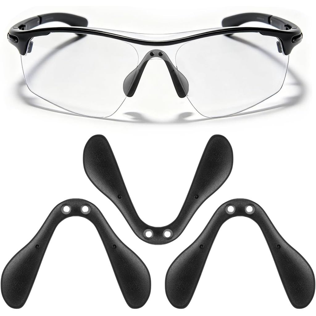 Beaupretty Adjustable Nose Pads for Glasses Cycling Sunglasses Anti-Slip Comfort Nose Supports Replacement Eyeglasses Br