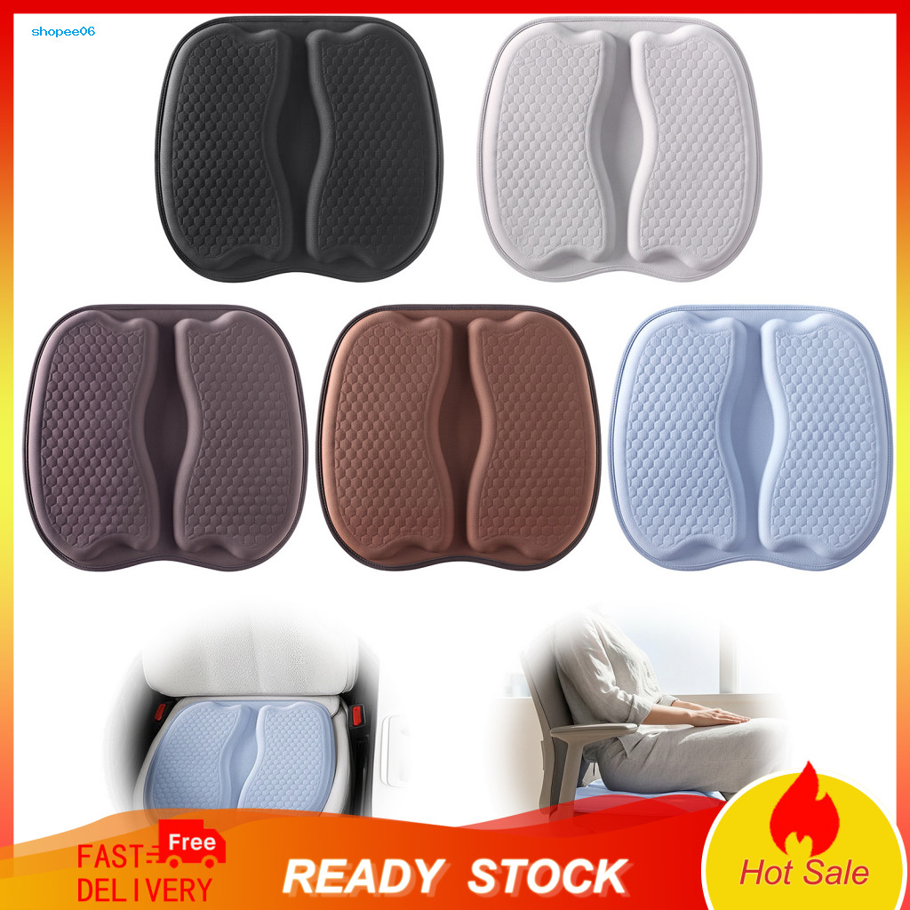 Anti-fatigue Car Cushion Gel Seat for Breathable Non-slip Front Pad Comfortable Chair Protector for Driver Vehicle Home