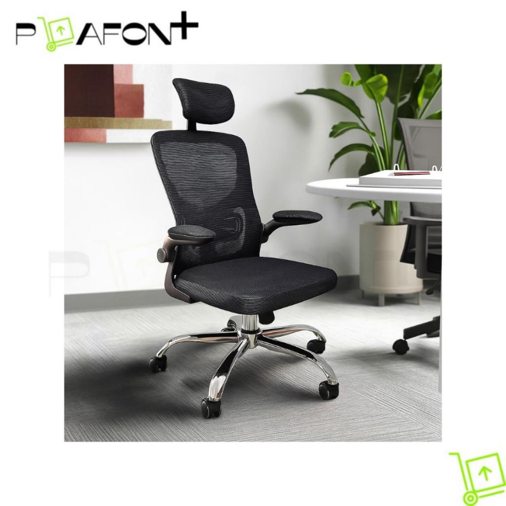 Cadeira Ergonômica de Escritório com Apoio de Cabeça e Braços Conforto e Estilo para Seu Home Office