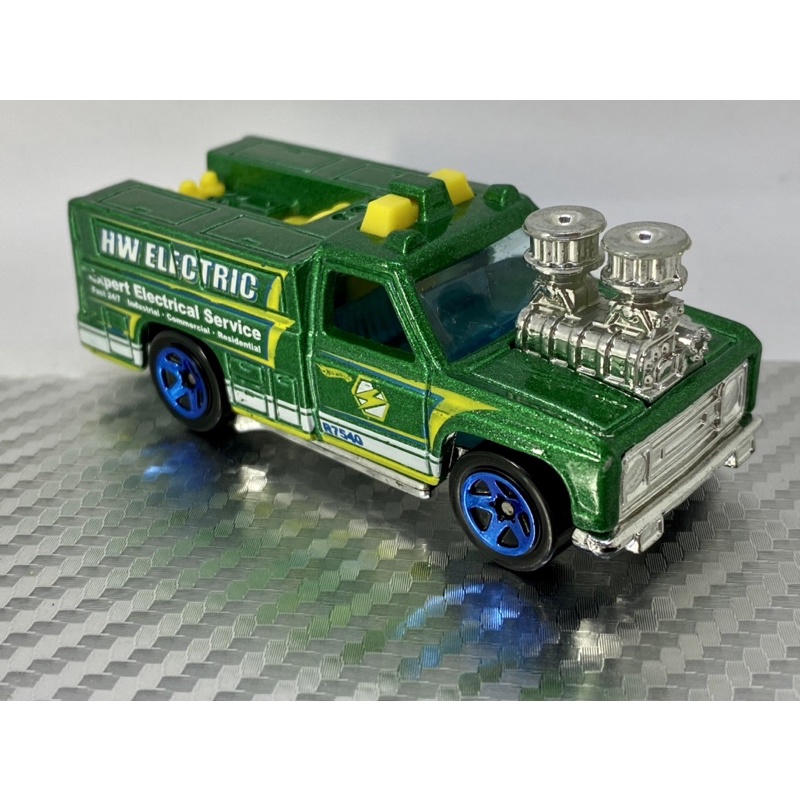Hot Wheels Rescue Ranger HW Electric Service 2010 loose raro único nessa cor