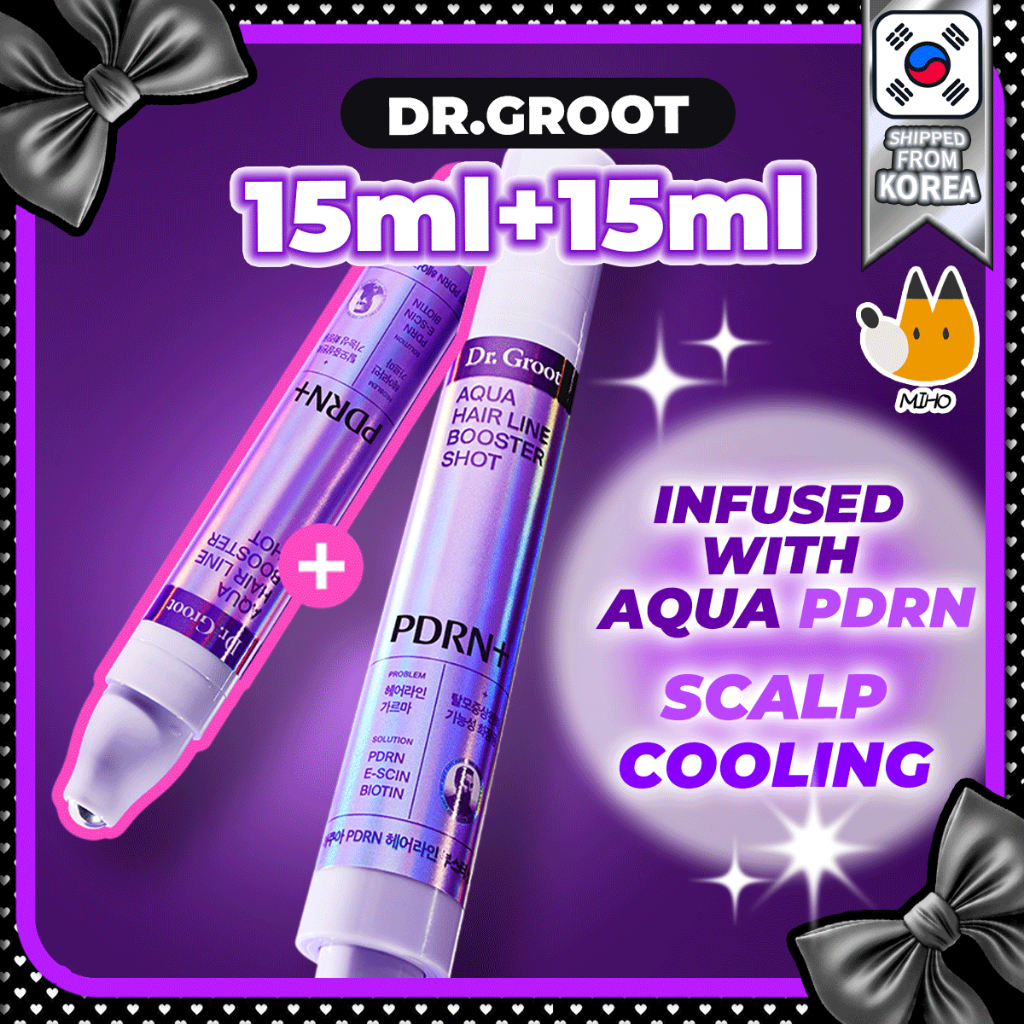 Dr.Groot Aqua PDRN Hairline Booster Shot Ampoule (15ml Double Set)