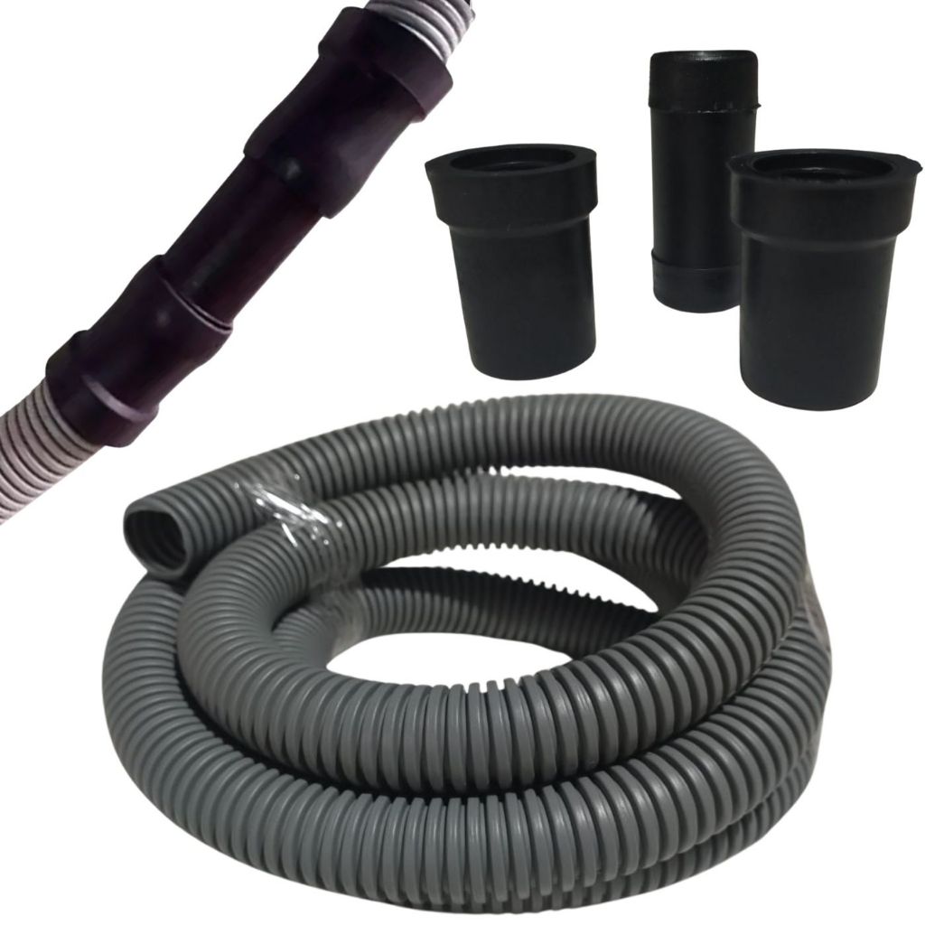 🚿 Kit Extensor Mangueira Máquina de Lavar 3 Metros + Emenda + Suporte Curvo (Drenagem Segura)