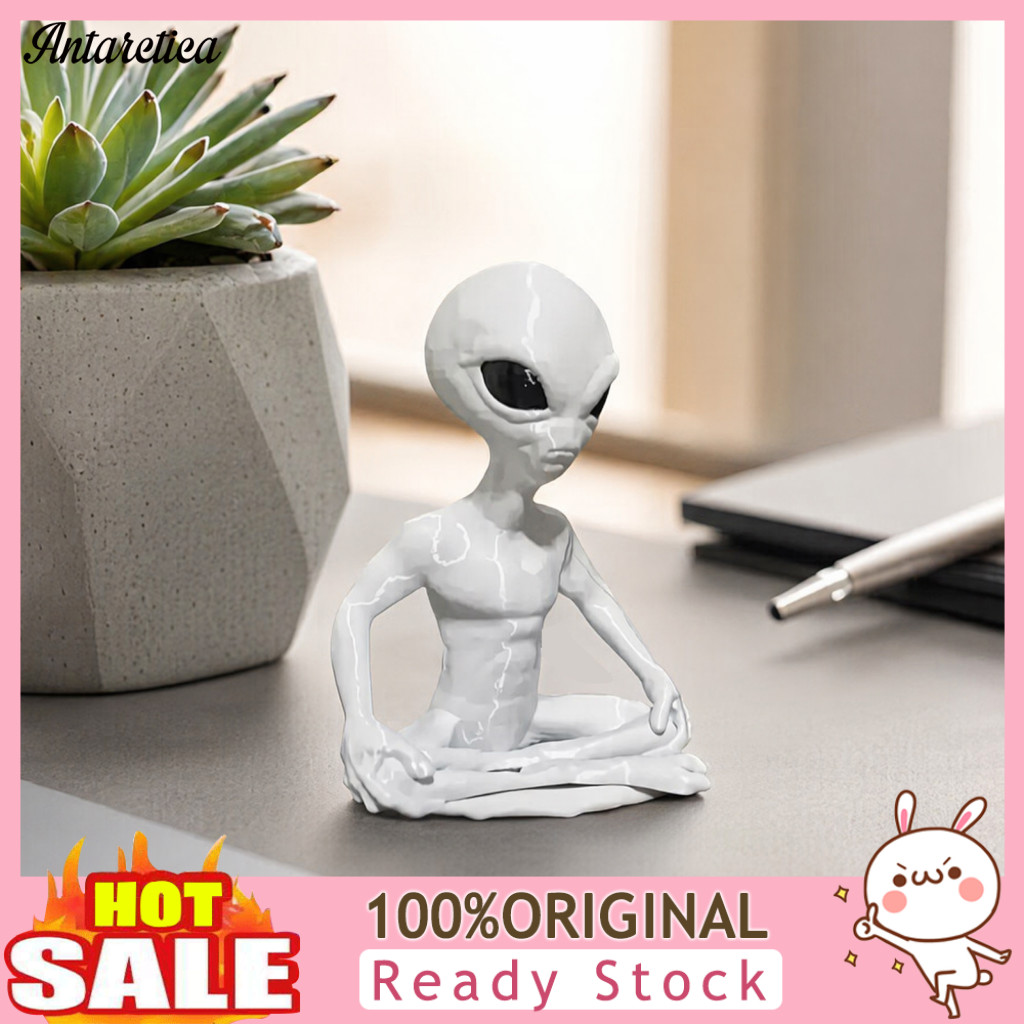 Figurine Soft Decoration Art 3d Printed Statue for Yoga Meditation Funny Zen Decor for Room Office Gift for Sci-fi Fans