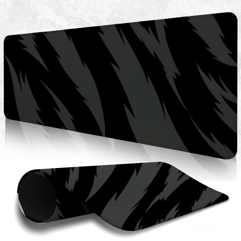 MousePad Speed Gamer Antiderrapante Bordas Costuradas Confortavel Liso Com Estampa Gray Rastafari Com DIversos Tamanhos