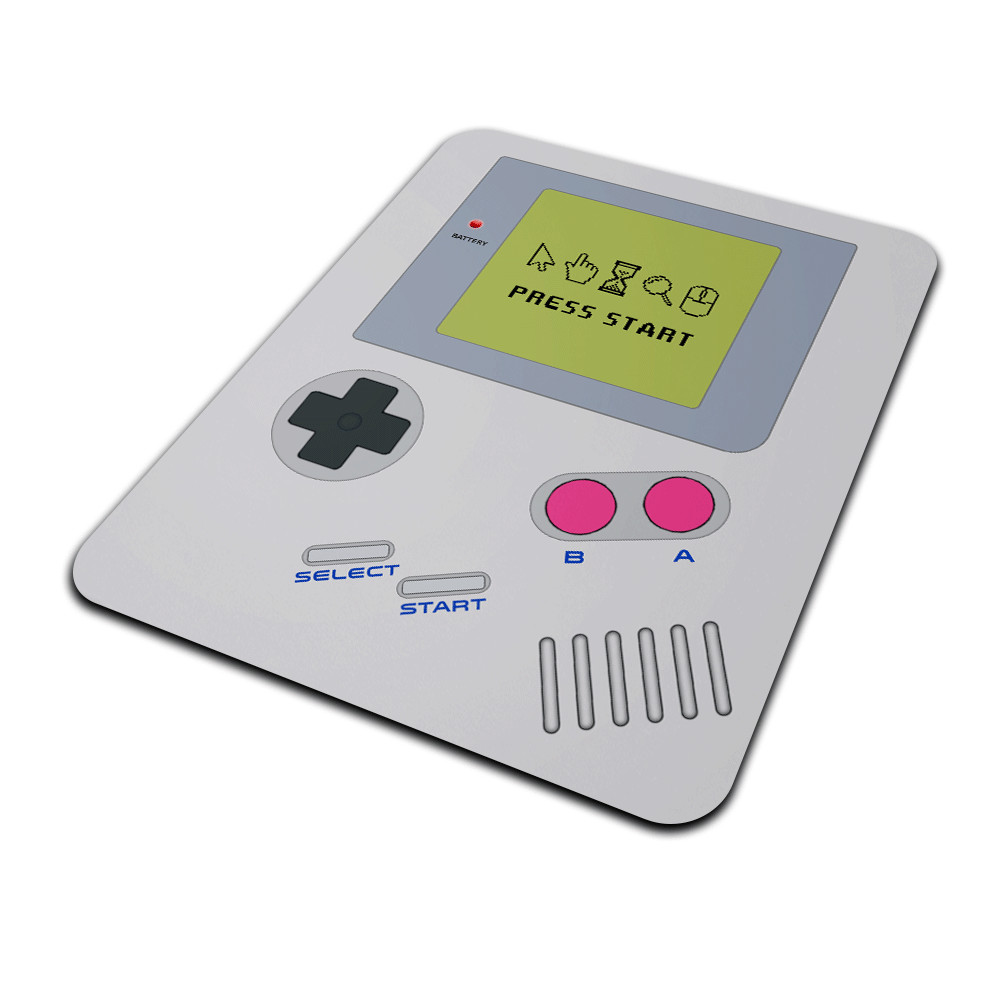 Mouse Pad Gamer - Game PadBoy Classic gray