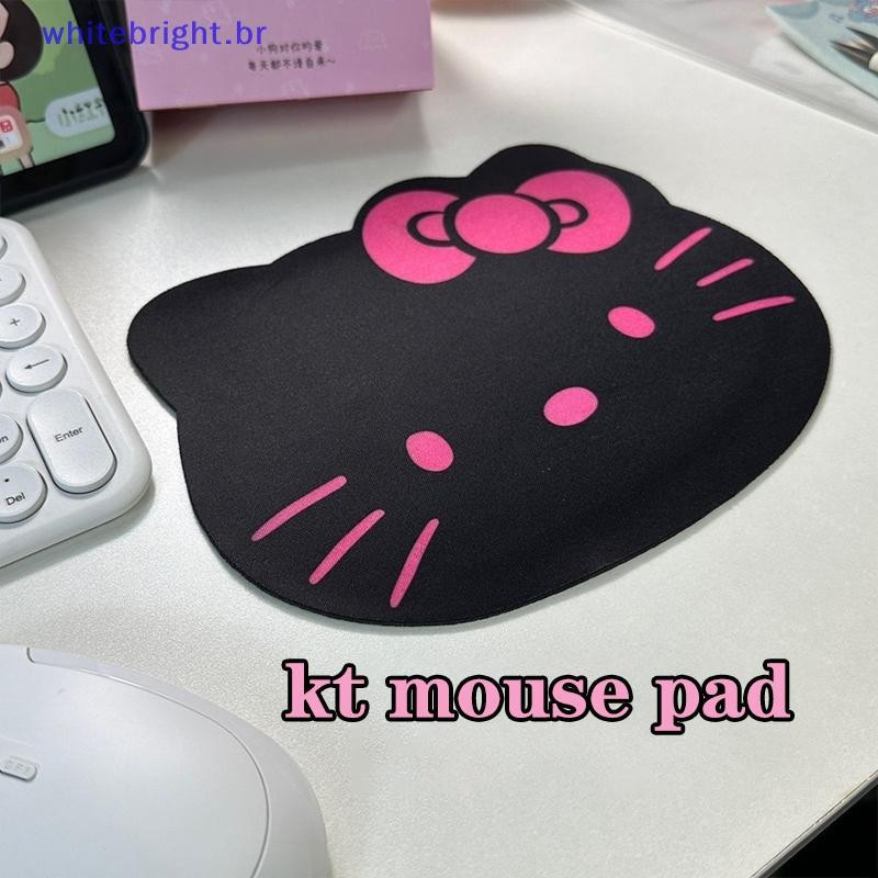 WT À Prova De Coração Feminino Hello Kitty Anime Kawaii Sanrio Mouse Pad Bonito Desenho Animado Kt Catputer Tapete De Me