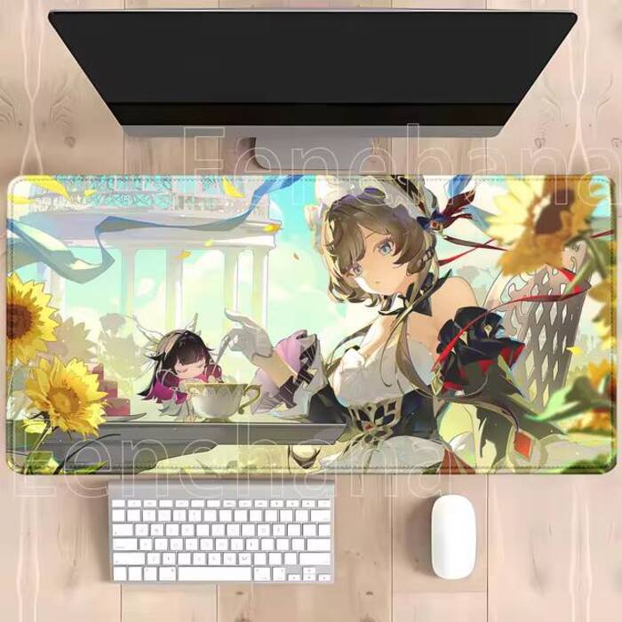 Genshin Impacto Sandrone PC Computador Portátil Mouse Pad XXL Anime Kawaii Tapete De Mesa Antiderrapante Base De Borrach