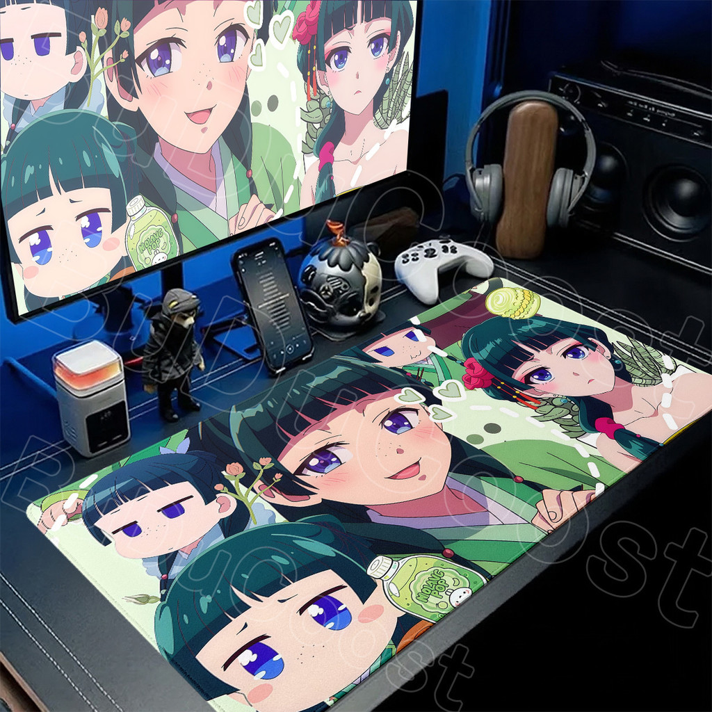 Anime O Apoticário Diários Menina Jogos Mouse Pad Bonito Tapete De Mesa De Escritório Kawaii Grande Antiderrapante Borra