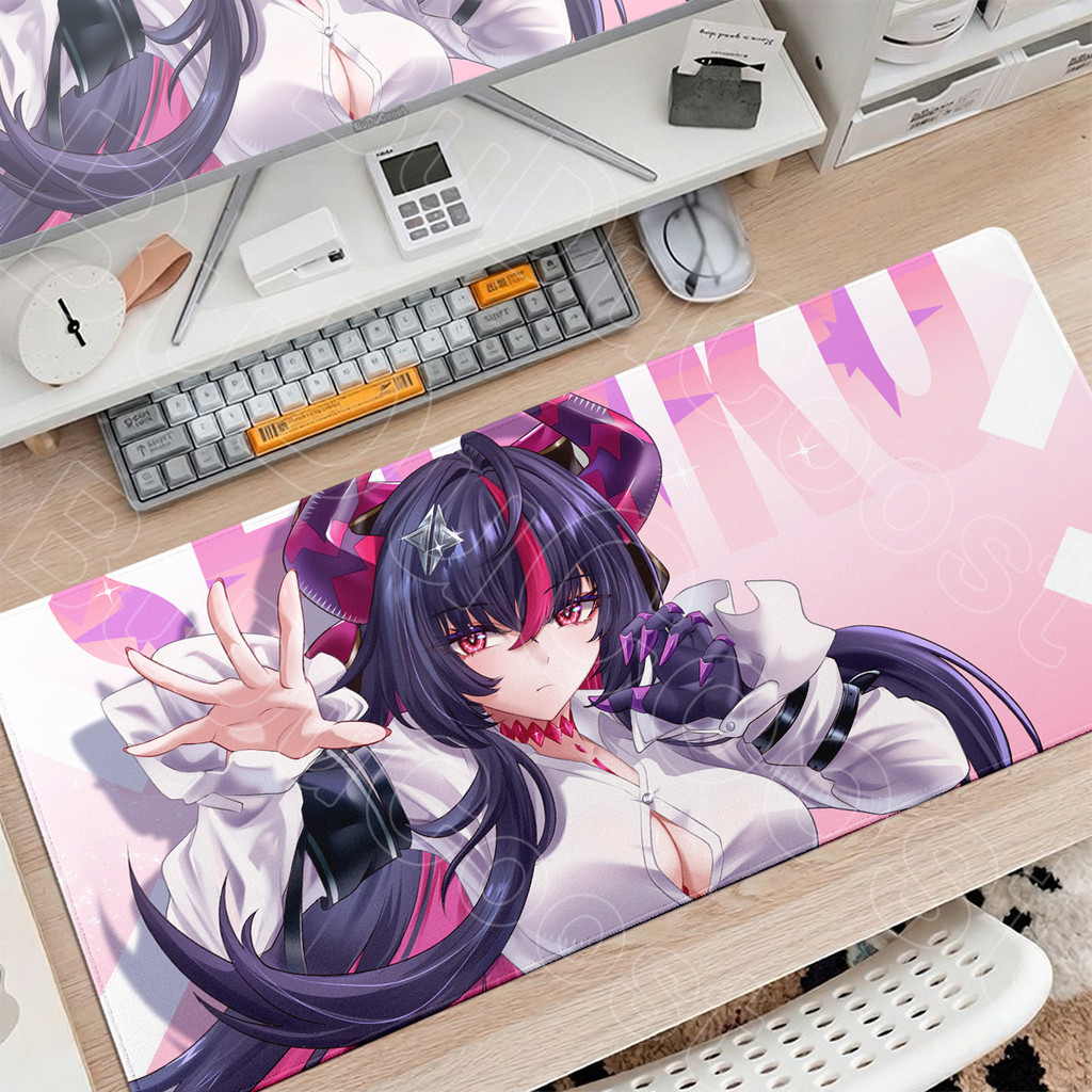 Anime Menina Shinku Mouse Pad Rosa Kawaii Jogos Neveridade Para Sempre Tapete De 90x40cm Computador Antiderrapante Escri